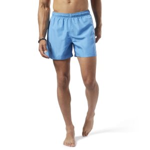 Spodenki Męskie Reebok Beachwear Basic Boxer Niebieskie PL 49VLTAO